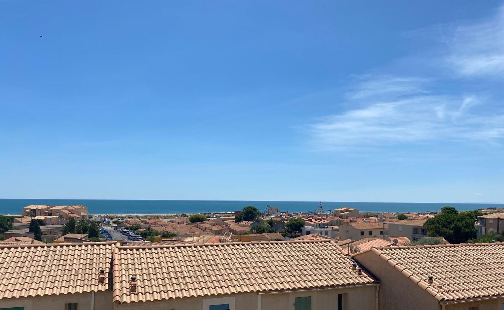 T3 Vue Mer Et Plage, Avec Wifi Et Parking Saint-Pierre-la-Mer  Exterior photo
